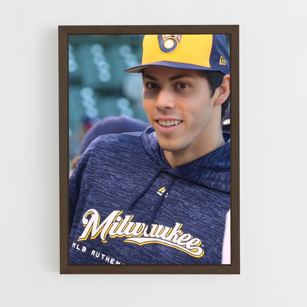 Poster Christian yelich exceptionnel – affiche Baseball (vue 5)
